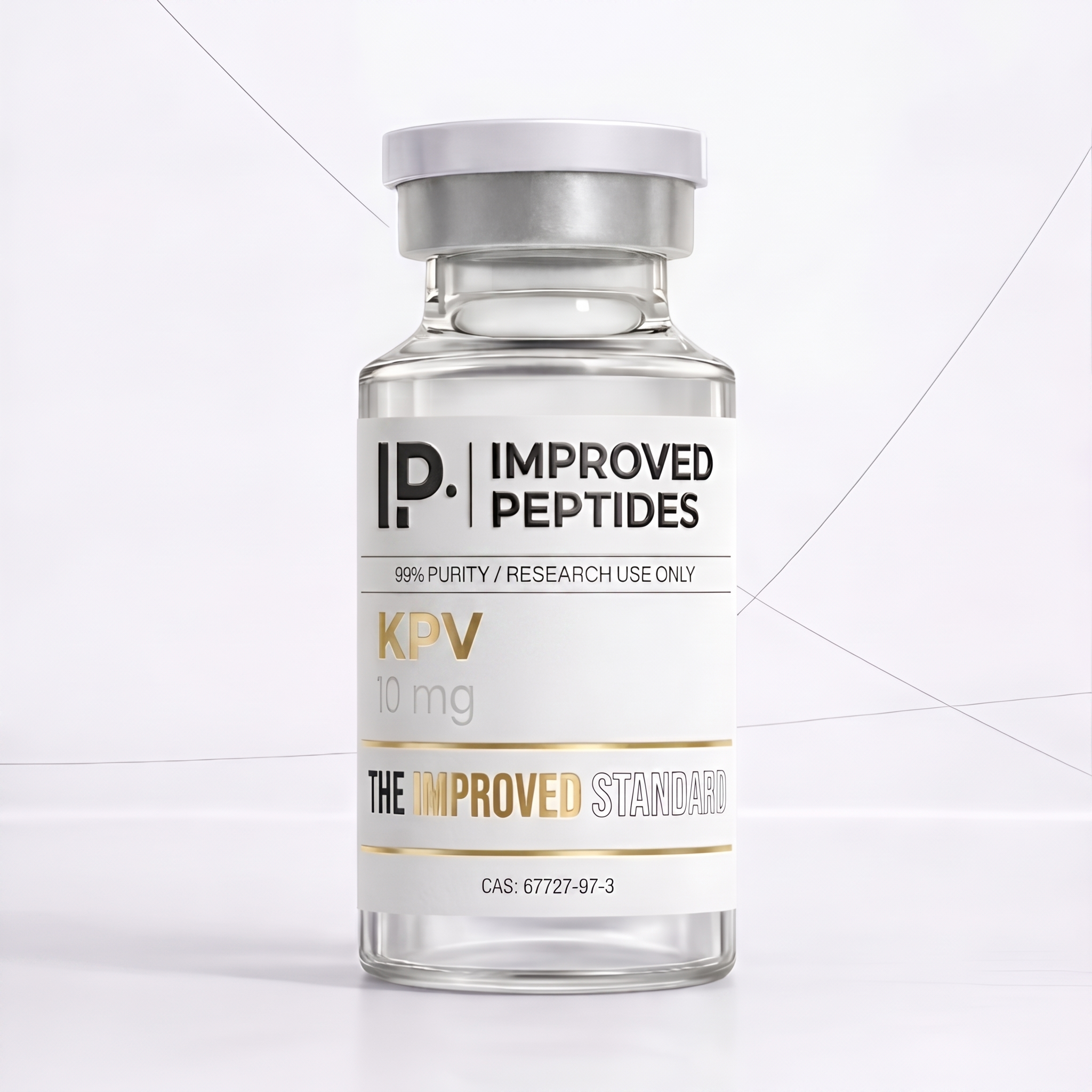 KPV 10mg research peptide vial - Improved Peptides